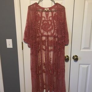 Lace Kimono Duster